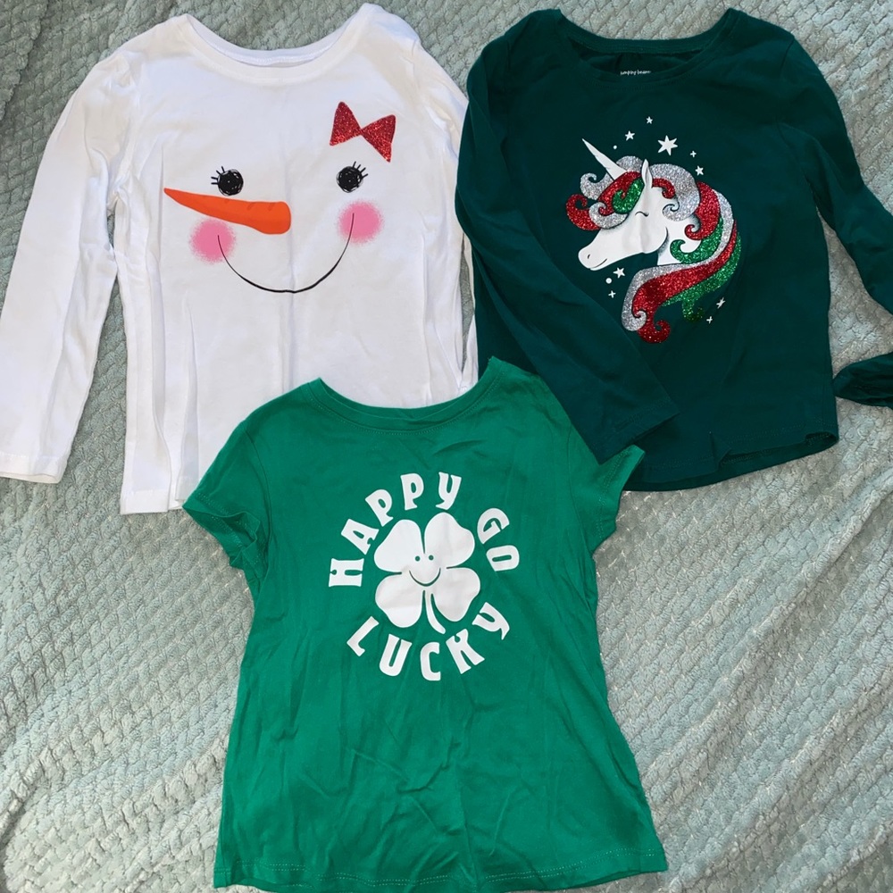 Toddler Holiday Themed Shirt Bundle